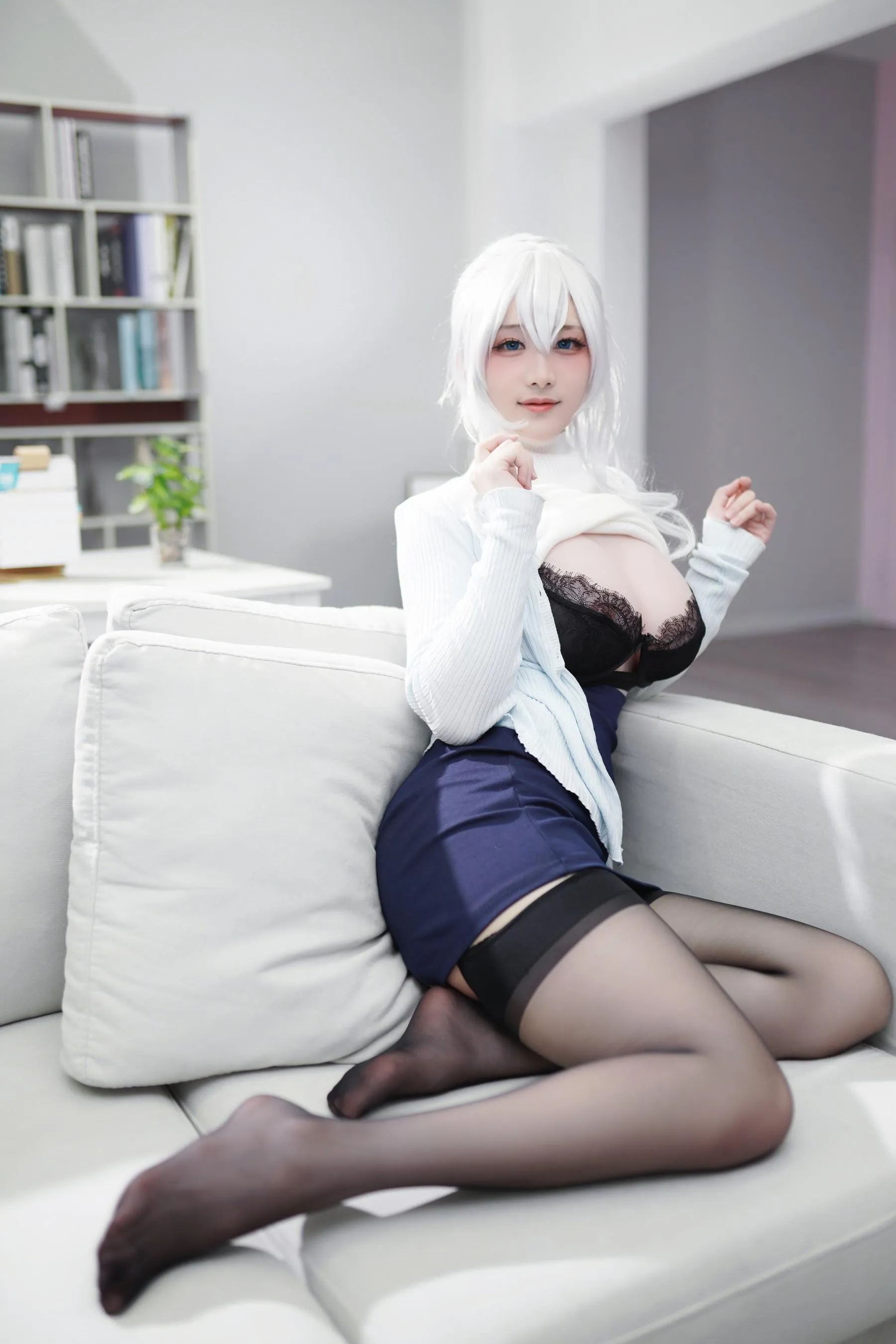 幼愛youmeko – NO.06 未亡人雪女cos [71P]插图1